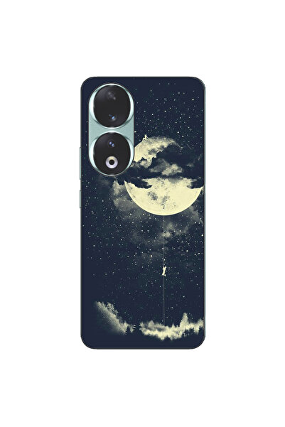 OEM Husa compatibila cu Honor 90 5G Silicon Gel Tpu Model Moon Climbing