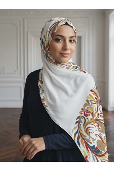 4seasons scarf Crepe Chiffon Veil