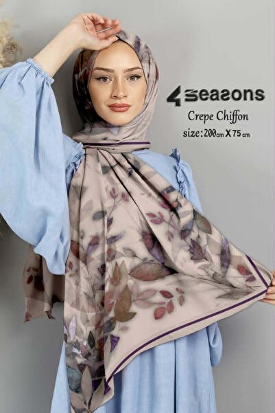 4seasons scarf Crepe Chiffon Veil