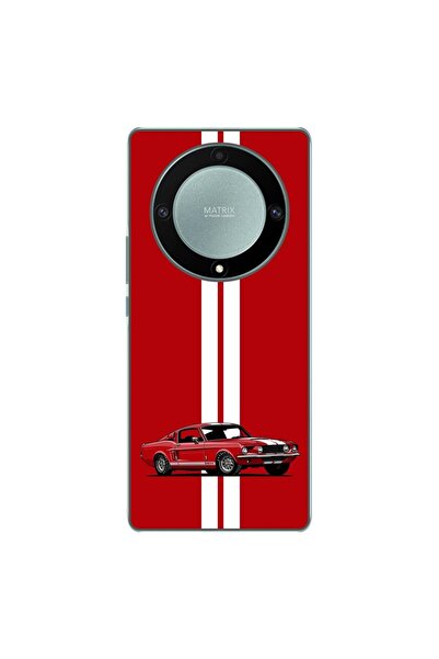 OEM Husa compatibila cu Honor Magic 5 Lite Silicon Gel Tpu Model Red Mustang