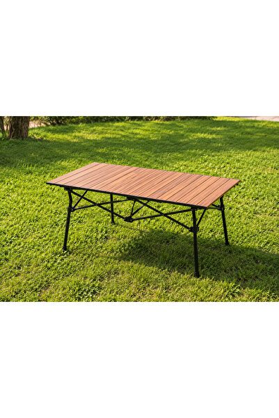 DealsReall Masă de camping pliabilă portabilă 95x55x50 cm, cu geantă de trans...