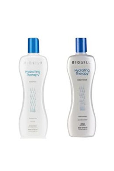 Biosilk Pachet Hidratant - Farouk Hydrating Therapy: Sampon 355 ml, Balsam 35...
