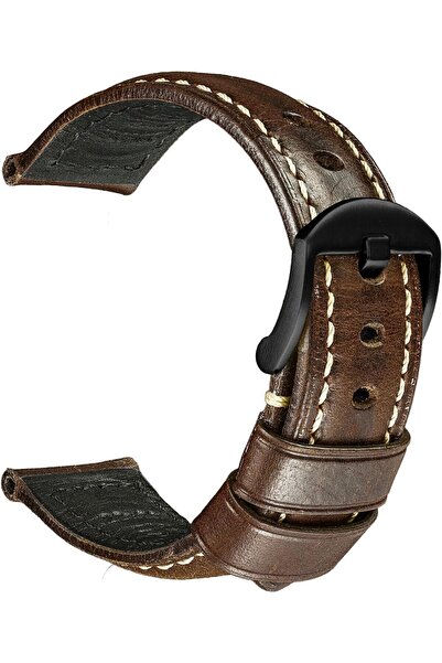 Other REZERO Watch Band, Vintage Oil Wax Leather Watch Straps 18mm 19mm 20mm ...