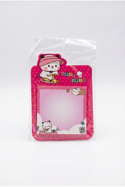 perim3d Dudu Bubu Yapışkanlı Not Kağıdı (Fuşya) – 50 Yaprak Post It Memo Notluk