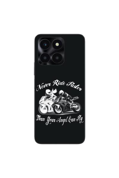 OEM Husa compatibila cu Honor X6a Silicon Gel Tpu Model Never Ride Faster