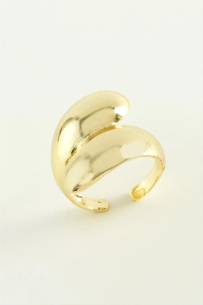 Marsilyan Nvdn- Water Drop Metal Ring Iegrs-Nvdn1