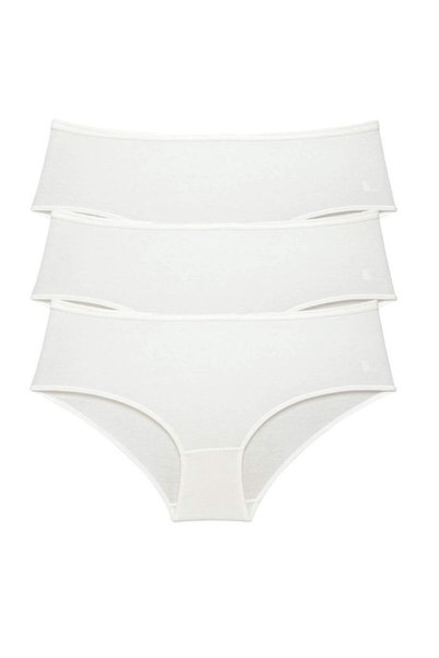 Ethab Ticaret Glb-Stl41414 3 Pieces Women's High Waist Bato Panties Cream