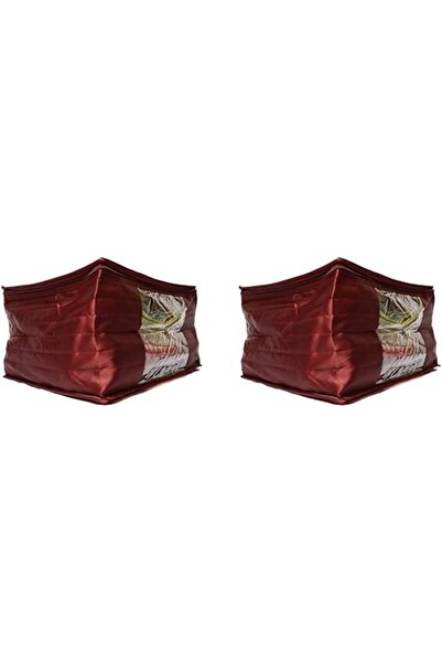 ETHNIC BAZAAR FZE غطاء ساري عام مع نافذة أمامية، منظم تخزين من الساتان، عبوة ...