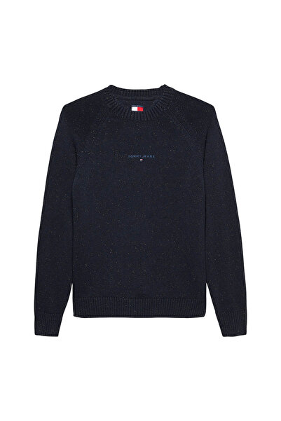 Tommy Hilfiger Pulover tricotat pentru bărbați: Logo liniar, mânecă raglan, c...
