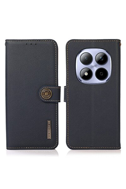 KHAZNEH Δερμάτινη Θήκη Πορτοφόλι Blue (Xiaomi Redmi Note 15 Pro 4G)