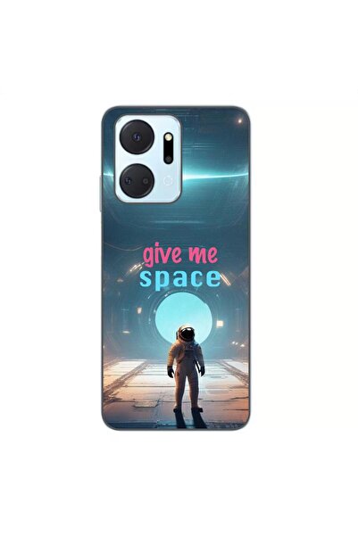 OEM Case compatible with Honor X7a Silicon Gel Tpu Model Give Me Space