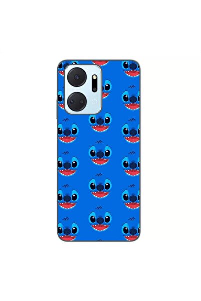 OEM Θήκη συμβατή με Honor X7a από σιλικόνη gel TPU με σχέδιο προσώπου Stitch