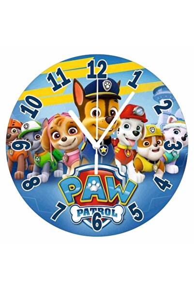 OEM Ceas de perete Paw Patrol (Chase / Marshall / Skye / Rubble), MDF, Imprim...
