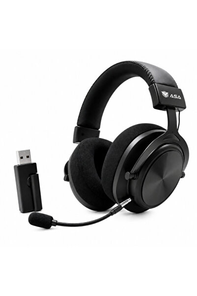 ASA Cloud X Wireless Gaming Headset – 3 Mode 2.4GHz + Bluetooth + Wired Gamin...