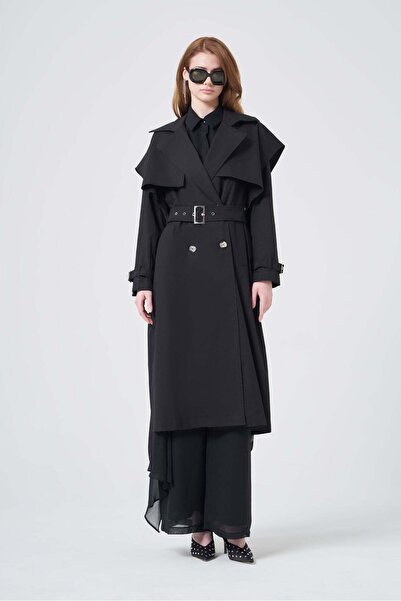 FTZ WOMEN Trenci de damă negru 31354