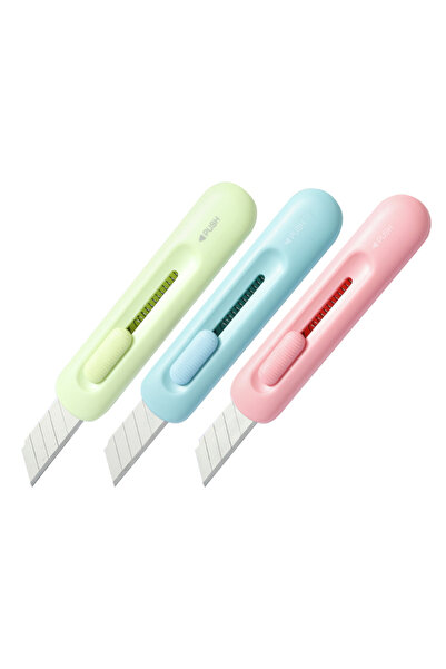 Deli Mini Cutter Culori Asortate Longreen Plastic Reciclat