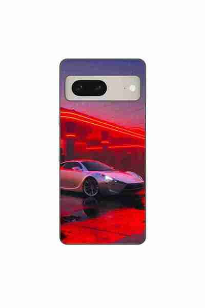OEM Калъф, съвместим с Google Pixel 7, силиконов гел TPU модел  "Бъдещ автомо...