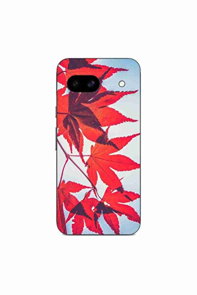 OEM Калъф, съвместим с Google Pixel 8A, силиконов гел TPU, с десен  "Есенни л...