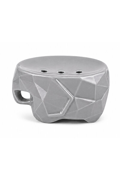 Aşkana Decorative Solid Soap Dish with Ceramic Elephant Figure, Suitable for ...