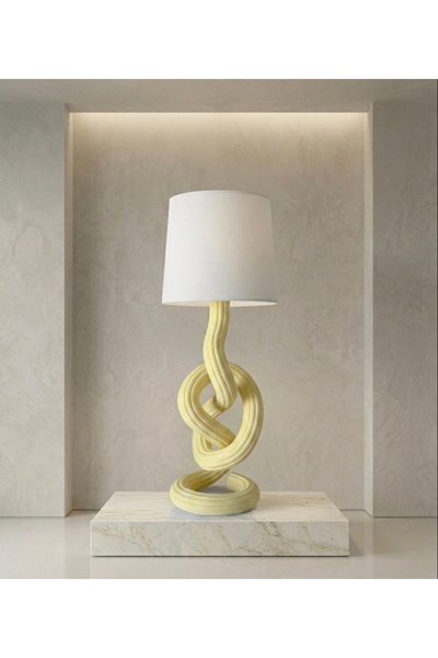 moto print Design Pink Blue Yellow Lampshade Table Lamp - New Home Gift Decor...