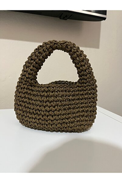 Knittingworld Kâğıt ip çanta ,hasır çanta ,mini bag,mini çanta