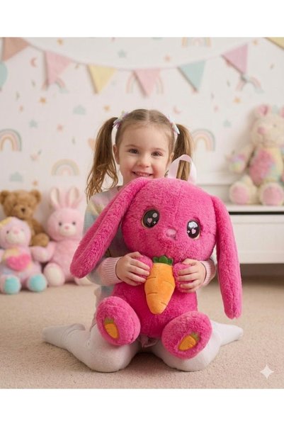 Pufline Cute Plush (Rabbit) Rabbit Toy and Bag Large Size 40 cm