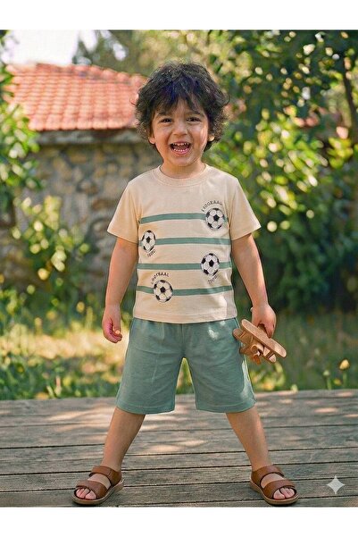 Milanlı Kids Boy's Cotton Summer Set (Top and Bottom)