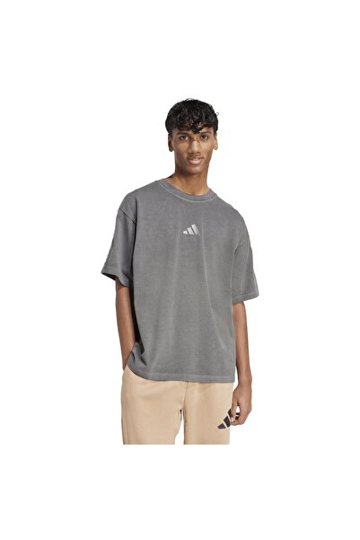 adidas Tricou bărbătesc cu mânecă scurtă, spălat, pentru toate anotimpurile, ...