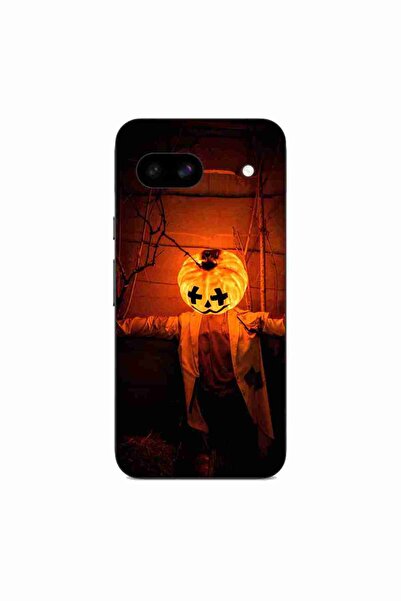 OEM Husa compatibila cu Google Pixel 8A Silicon Gel Tpu Model Halloween Speri...