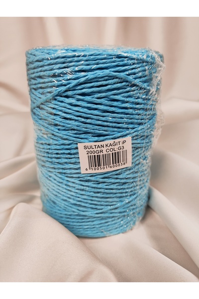 Sultan Ață de hârtie pentru tricotat manual 200gr.-240mt. (1 bucată) - Culoar...