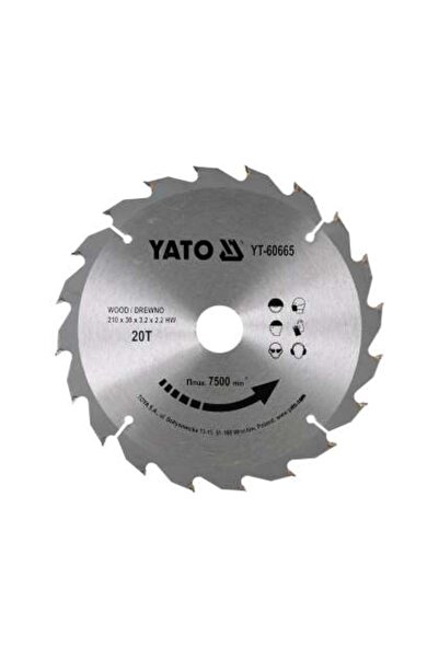 yato Disc Circular Lemn, 210X30X3.2Mm, 20 Dinți