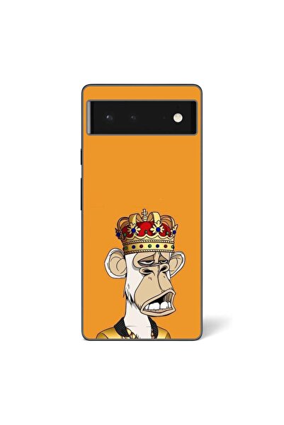 OEM Husa compatibila cu Google Pixel 6 Silicon Gel Tpu Model NFT Royal Ape