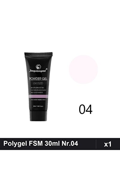 FSM Polygel 30ml Nr.04, Gel Constructie Unghii, Manichiura Profesionala