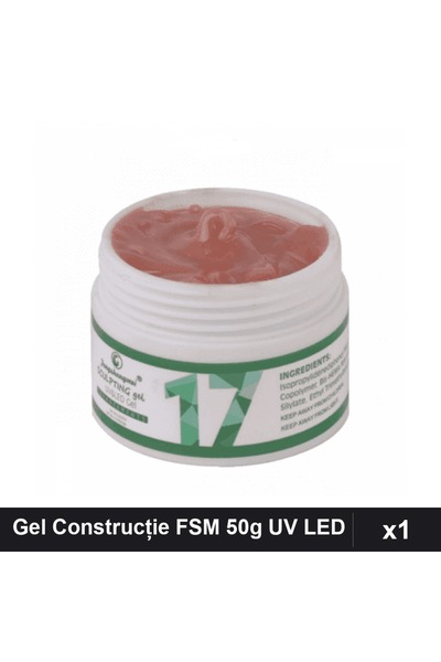 FSM Gel de Construcție UV LED 50g, Builder Gel Profesional Manichiură