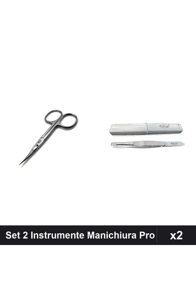 One Group Set 2 Manichiura Profesionala One Group, Forfecuta Cuticule + Pense...