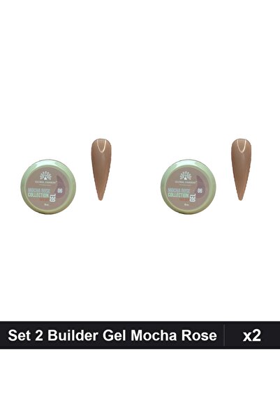 global fashion Set 2 Builder Gel Mocha Rose 15g, Global Fashion, Constructie ...