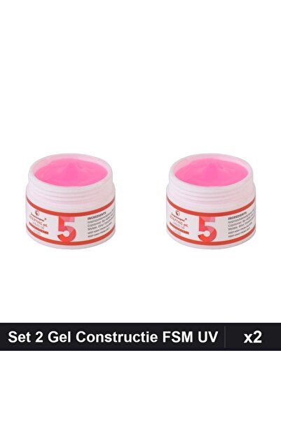 FSM Set of 2 UV LED Builder Gel 15g, Shade 05, Builder Gel Manicure