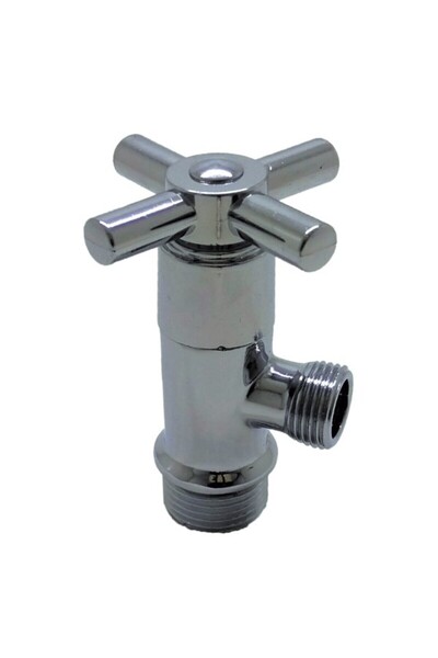 Uziş 1/2X3/8 Angle Opening and Closing Faucet Brass Chrome Bidet Faucet Gt-02