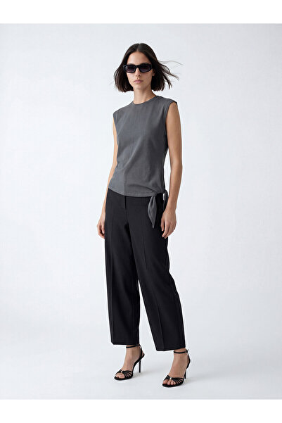 LC Waikiki Nevavm Balloon Cut Striped Wide Leg Women's Trousers
