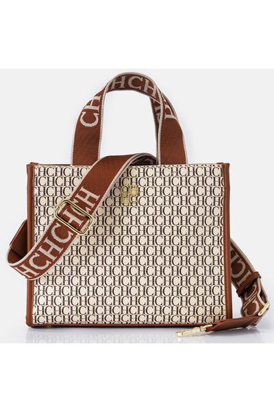CILMI HARVILL CHHC CHCH New Arrival Classic Embossed Letter Handbag Large Cap...