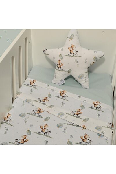 Baby Oliver Σετ 2 Σεντόνια Λίκνου 80x110cm 100% Βαμβάκι Des. 423 Oliver Baby