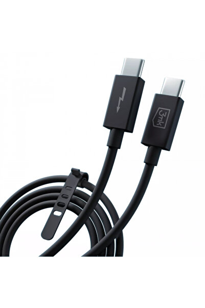 3MK Cablu Date si Incarcare USB-C - USB-C Hyper Thunderbolt, 240W, 1m, Negru