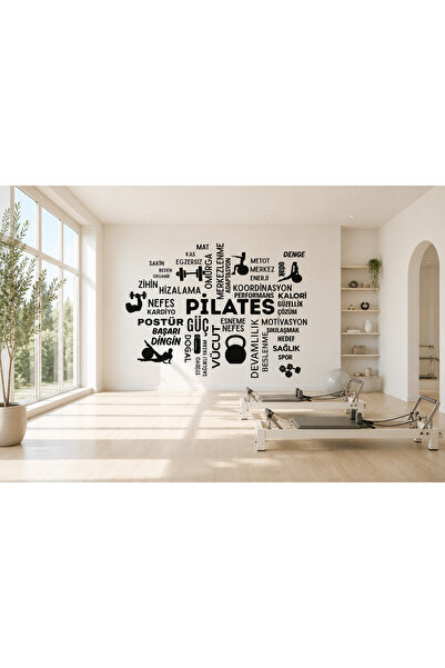 FTRMALZEMECİM Large Durable Sticker 105X145 for Pilates Gym