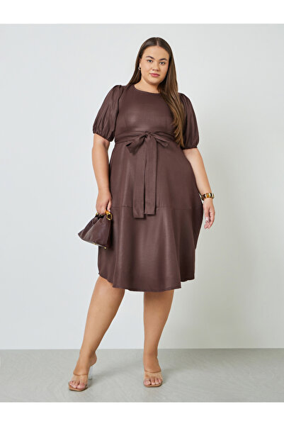 Brown Women Plus Size Dresses with Latest Models - 2026