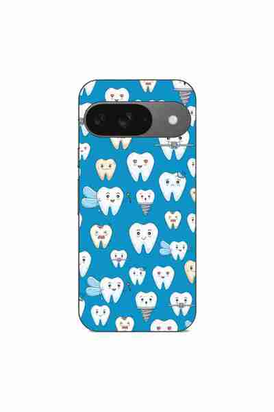 OEM Husa compatibila cu Google Pixel 9 Silicon Gel Tpu Model Dentist Pattern