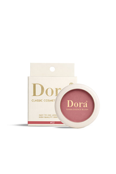 DORA Luxurious Velvet Blush Dera Classic Cosmetics Terra Blusher Non-Caking w...