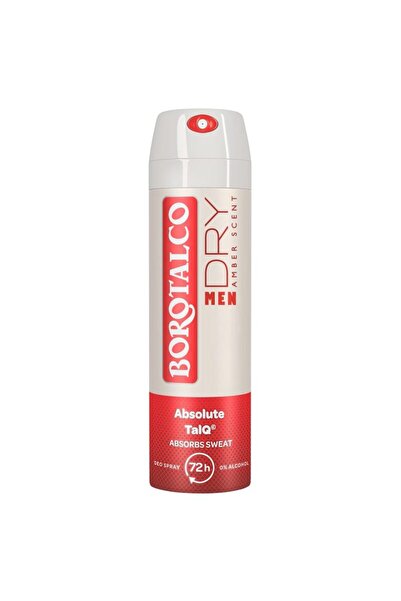 Borotalco Antiperspirant Deodorant, Borotalco, 150 ml Men Dry Amber Scent