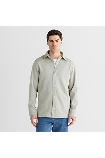 Gant Erkek Bej Regular Fit Gömlek Yaka Gömlek