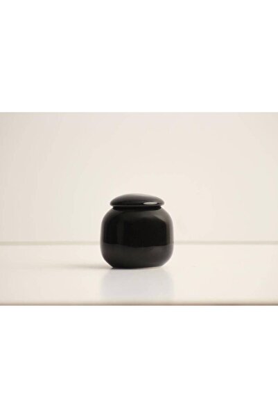 Japanese Dose Pottery matcha box - أسود