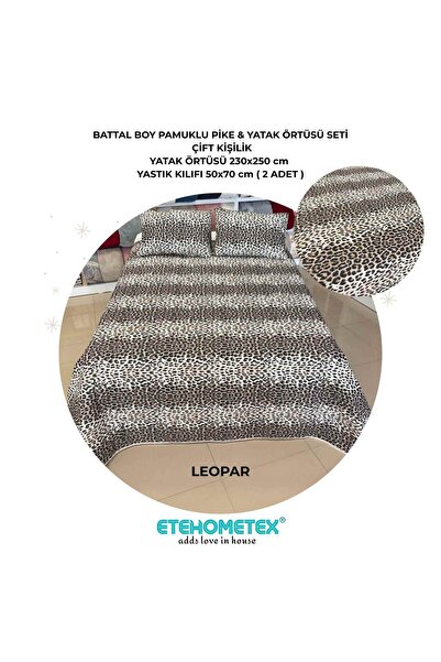 ETE HOMETEX Etehometex King Size Cotton Quilted Bedspread Set